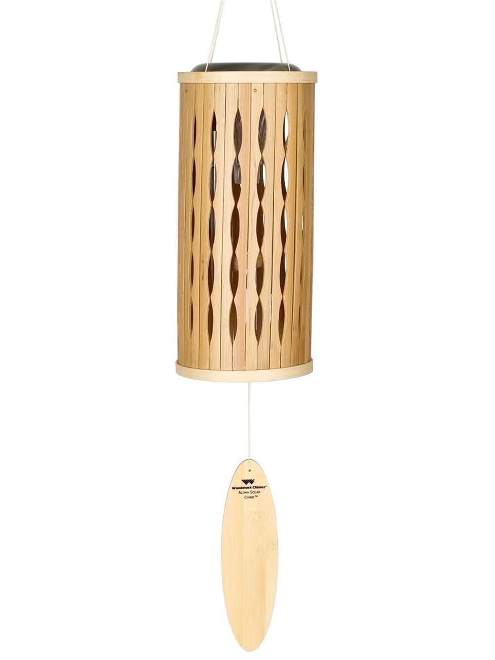 Woodstock Aloha Wind Chime Natural ACN Coastal Gifts Tropical New